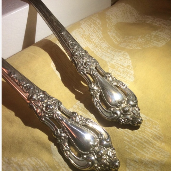 Lunt Sterling Eloquence Salad Set, 1953 NEVER USED - Picture 5 of 7